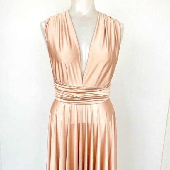 Twobirds NY Classic Ballgown Rosewood color one Size - Picture 7 of 14